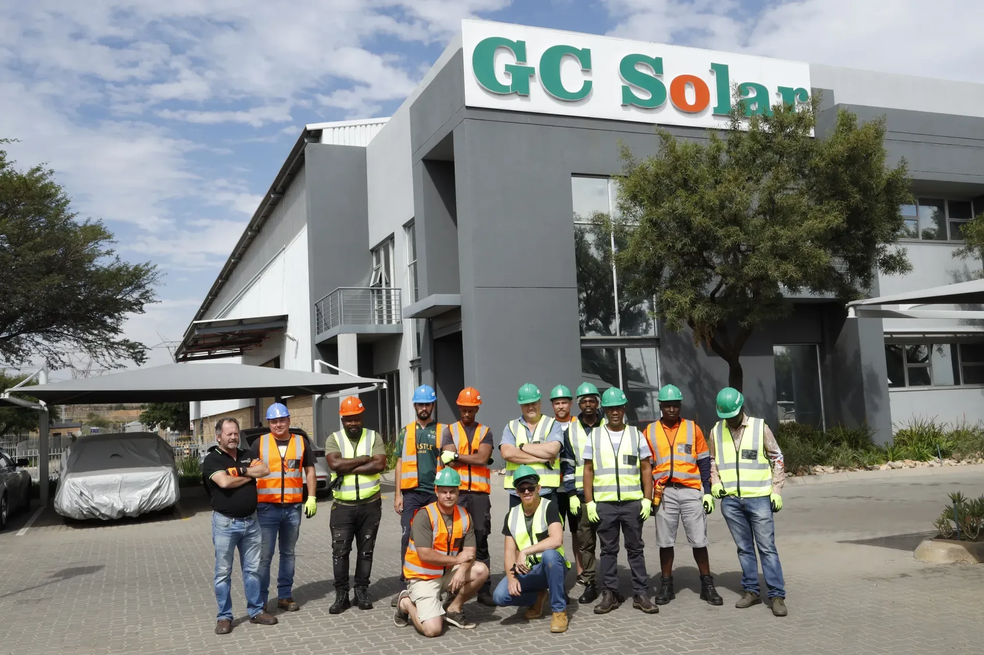 The GC Solar team in 2011